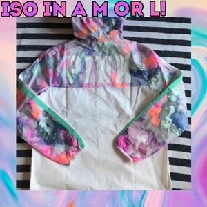 PINK Victoria's Secret Watercolor Rain Coat (ISO)